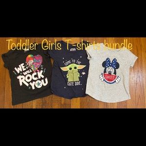 Toddler girls t-shirt bundle